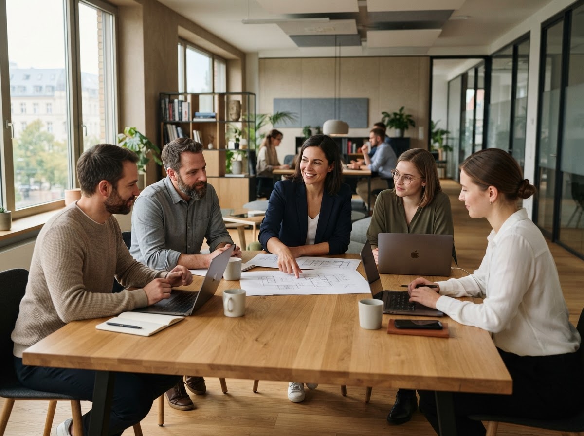 Quantum Team bei der Arbeit mit Analysewerkzeugen